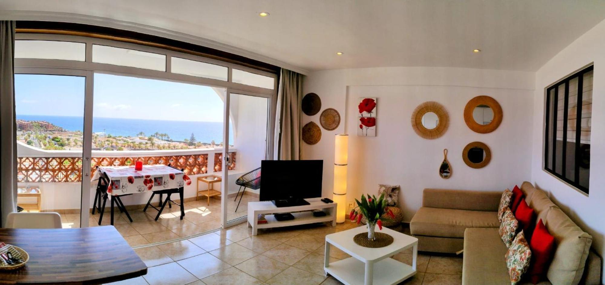 Palm-Mar Appartement Celeste 250M De L'Ocean Vue Mer Panoramique מראה חיצוני תמונה