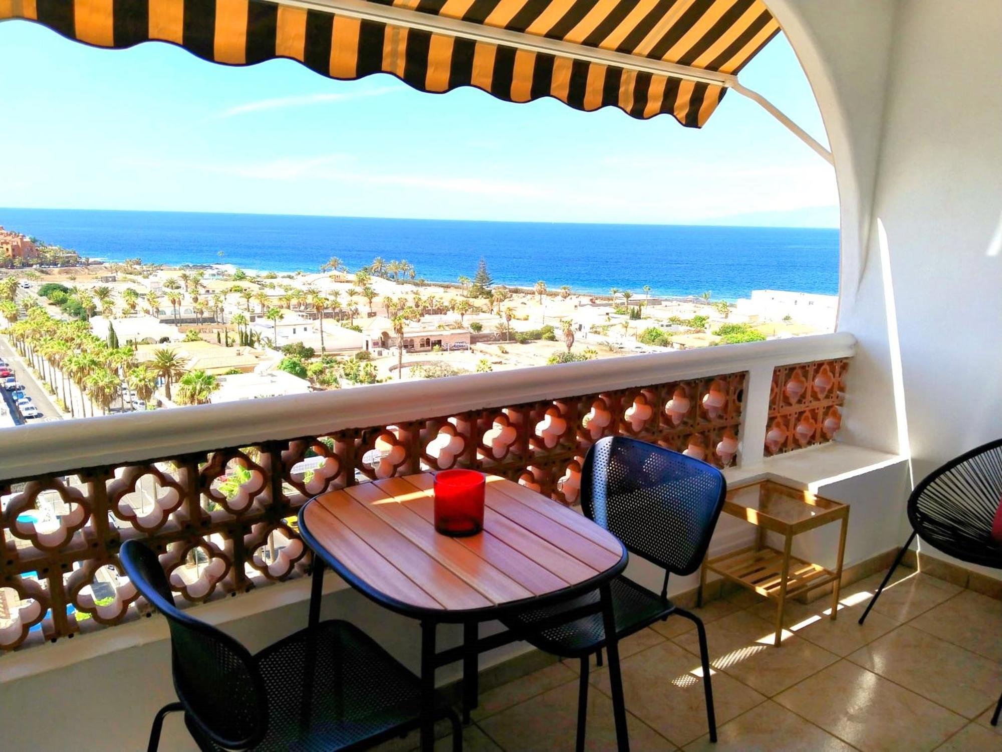 Palm-Mar Appartement Celeste 250M De L'Ocean Vue Mer Panoramique מראה חיצוני תמונה