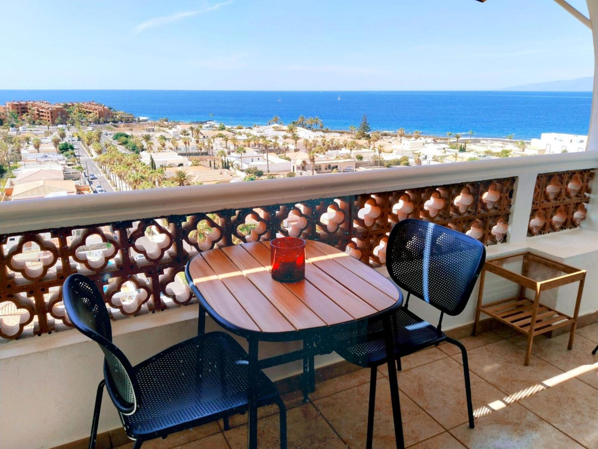 Palm-Mar Appartement Celeste 250M De L'Ocean Vue Mer Panoramique מראה חיצוני תמונה